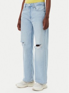 Tommy Jeans Jeansy Mia DW0DW21282 Niebieski Relaxed Fit