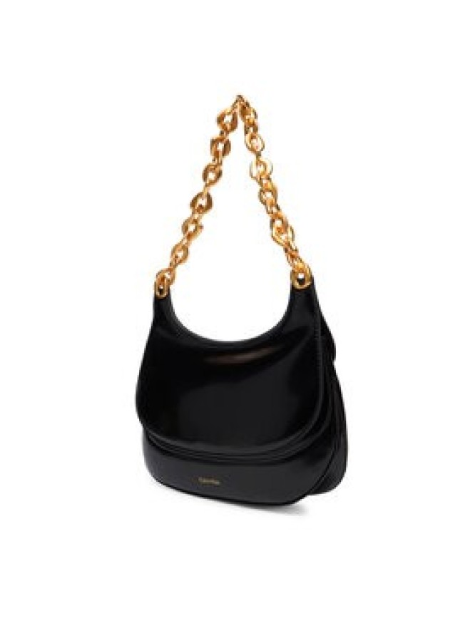 Calvin Klein Torebka Chain Shoulder Bag LV04F3403G Czarny