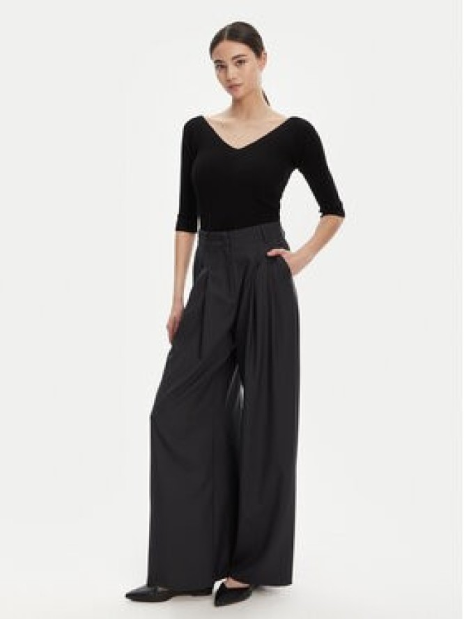 Marella Spodnie palazzo Ulzio 2523136095 Szary Wide Leg