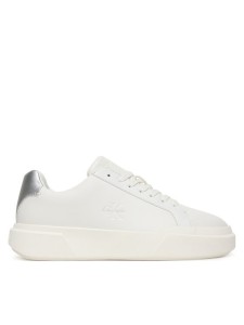 Calvin Klein Sneakersy Chunky Cupsole Lace Up Lth Met YW0YW01948 Biały