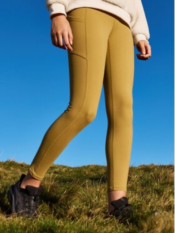 Roxy Legginsy Heart Into It Ankle ERJNP03690 Zielony Slim Fit