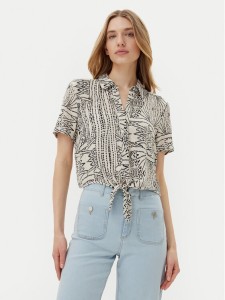 Vero Moda Koszula Menny 10303694 Beżowy Relaxed Fit