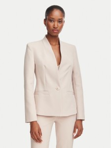 Rinascimento Marynarka CFC0130153003 Beżowy Slim Fit
