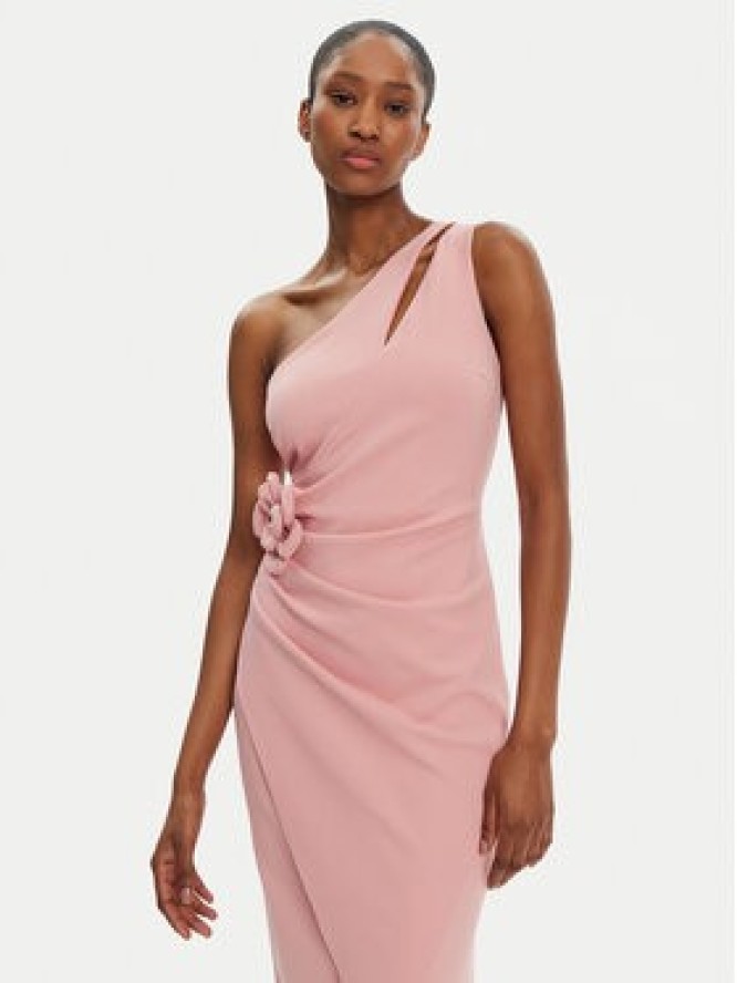 Rinascimento Sukienka koktajlowa CFC0122878003 Różowy Regular Fit