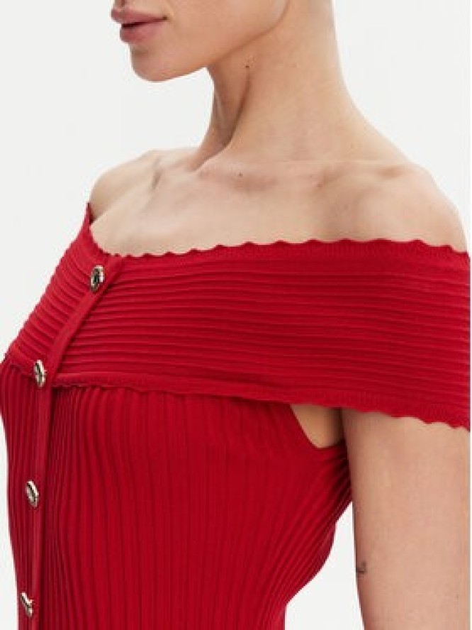 Morgan Sukienka codzienna 251-RMELDO Czerwony Regular Fit