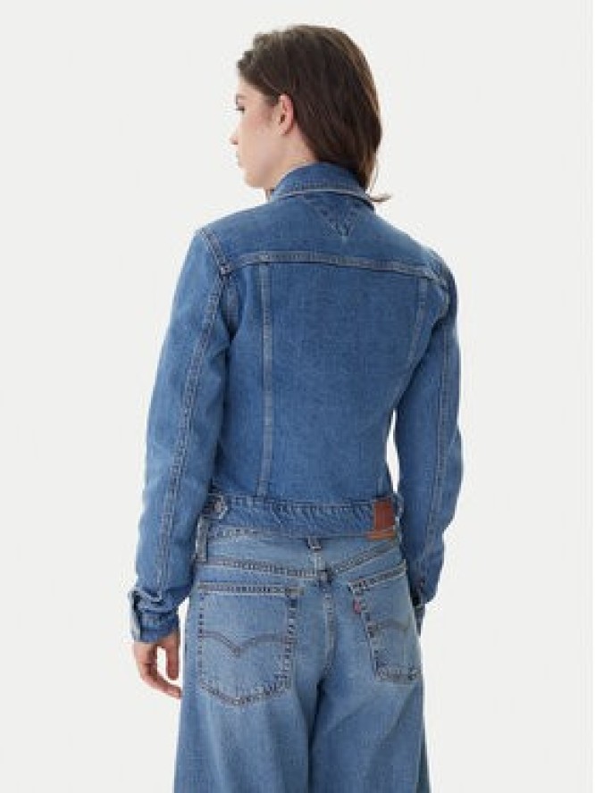 Tommy Jeans Kurtka jeansowa Vivianne DW0DW22489 Niebieski Slim Fit