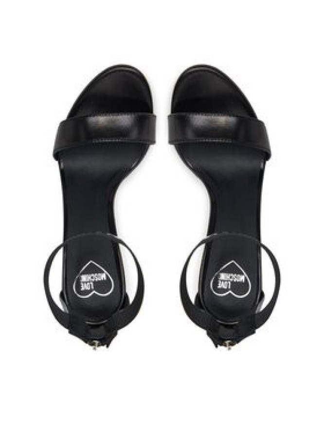 LOVE MOSCHINO Sandały JA16109G0MIE000A Czarny