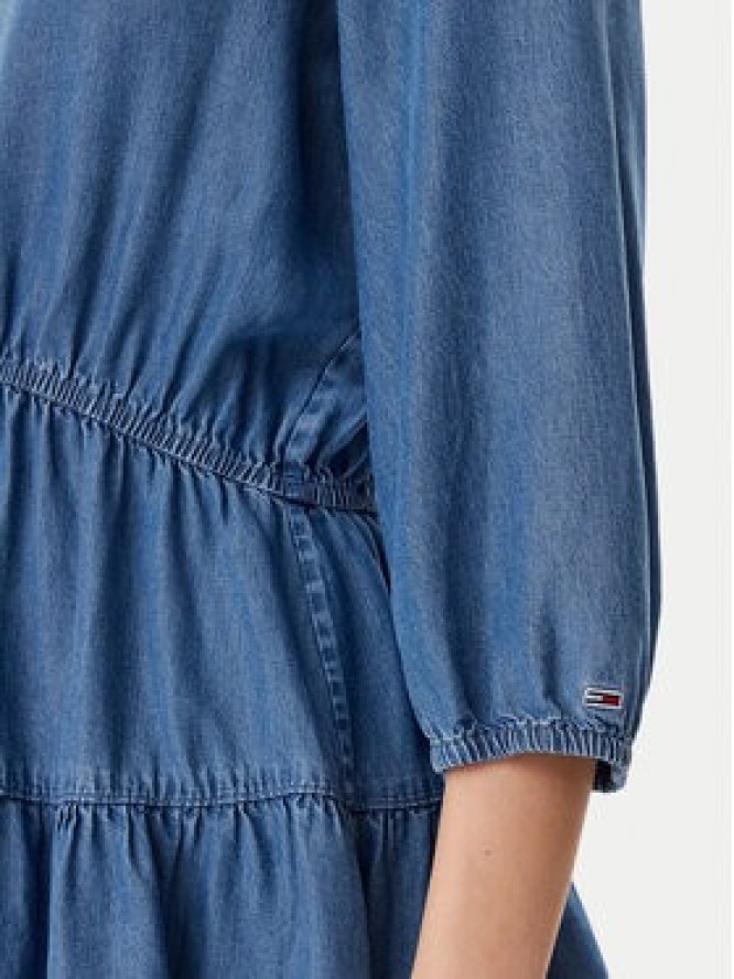 Tommy Jeans Sukienka codzienna DW0DW20612 Niebieski Relaxed Fit