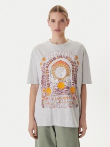 Billabong T-Shirt Surf Trip EBJZT00593 Szary Loose Fit