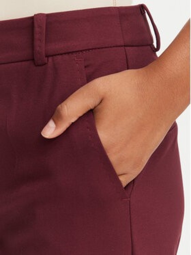 Marella Spodnie materiałowe Paese 2623786034 Bordowy Regular Fit