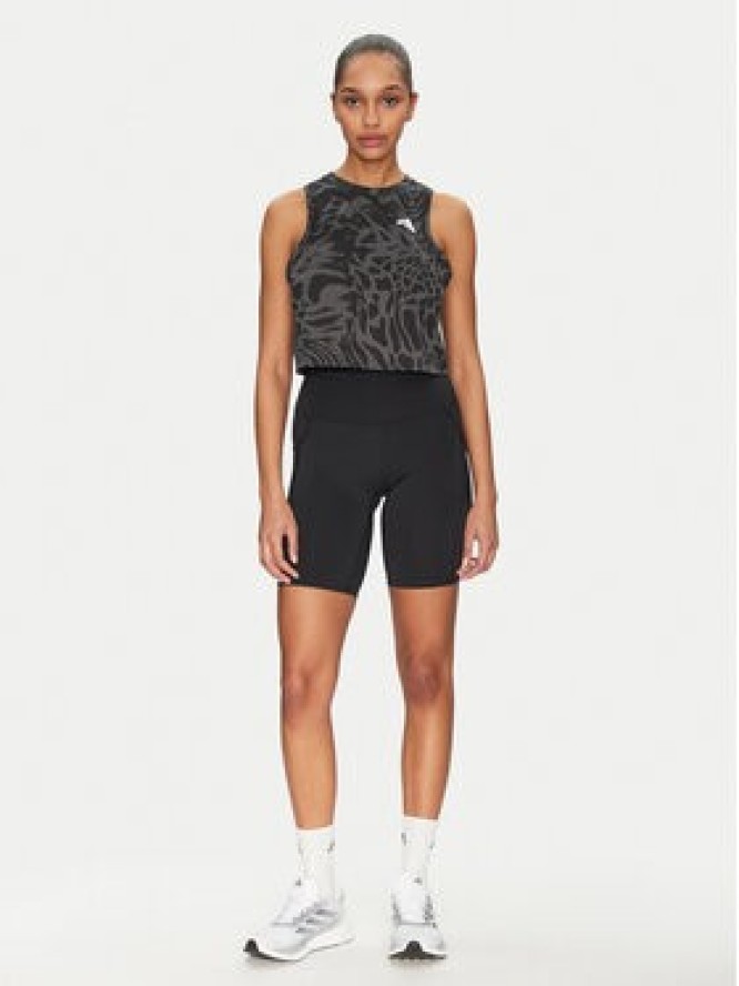 adidas Koszulka techniczna Train Essentials Allover Print Workout JE6153 Czarny Regular Fit