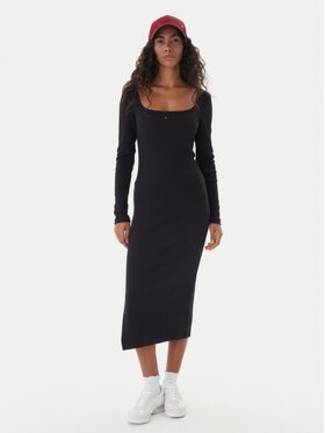 Tommy Jeans Sukienka codzienna DW0DW21915 Czarny Slim Fit