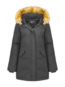 Geographical Norway Parka "Dinasty" w kolorze ciemnoszarym rozmiar: XXL