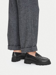 Badura Loafersy C-AYA-25050PBA Czarny