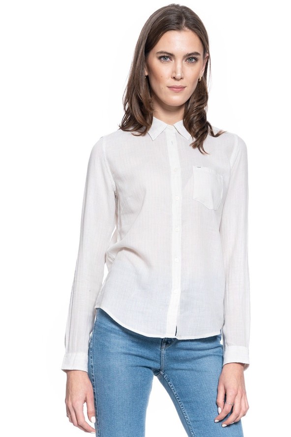 DAMSKA KOSZULA LEE REGULAR SHIRT REGULAR FIT SUMMER GREEN L46AHVNK 112110732