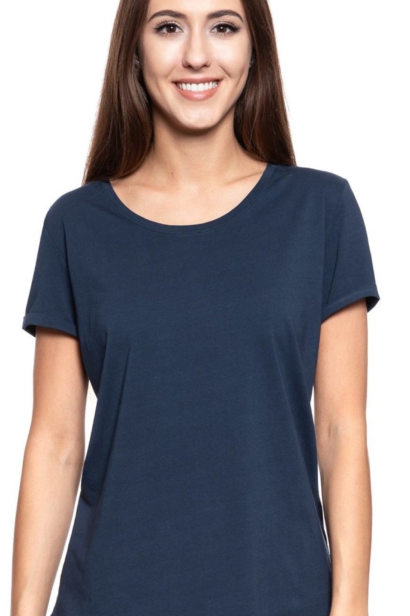 MUSTANG T SHIRT DAMSKI Alina C Embro Blue Nights 1009061 4085