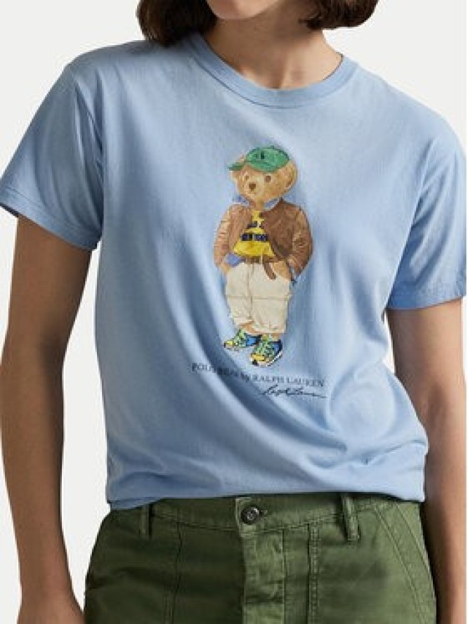 Polo Ralph Lauren T-Shirt 211971730001 Błękitny Relaxed Fit