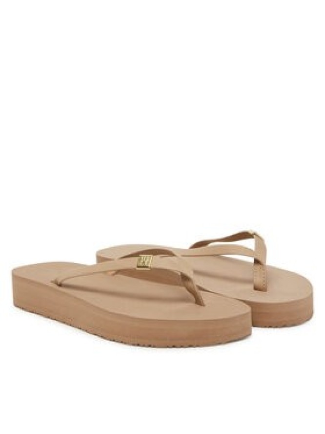 Tommy Hilfiger Japonki Elevated Chic Beach Sandal FW0FW08523 Beżowy