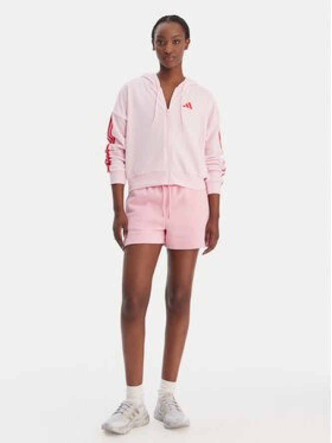adidas Bluza Essentials 3-Stripes KD4789 Różowy Regular Fit