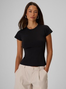 T-shirt slim gładki damski 4F 4FRSS26TTSHF4520