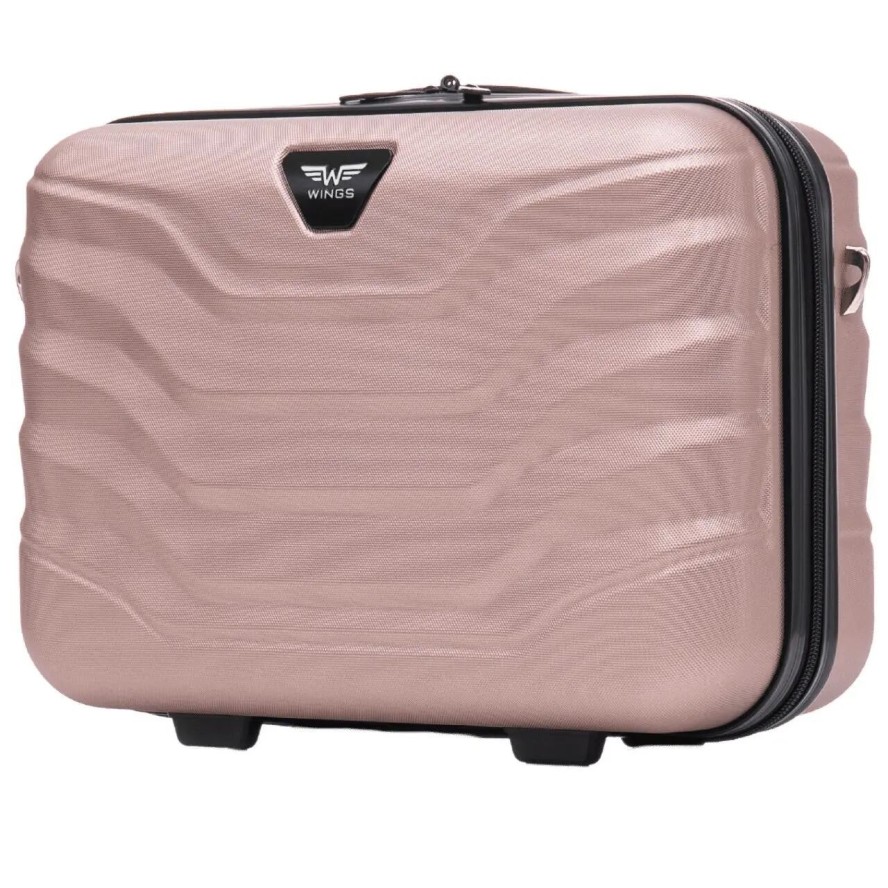 Kuferek podróżny Wings PEAFOWL 2.0 kosmetyczka 14" ROSE GOLD