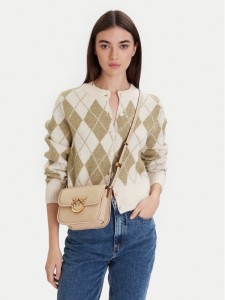 PINKO Torebka Love Box Bag Fl Mini PE 25 PLTT 104297 A26L Beżowy