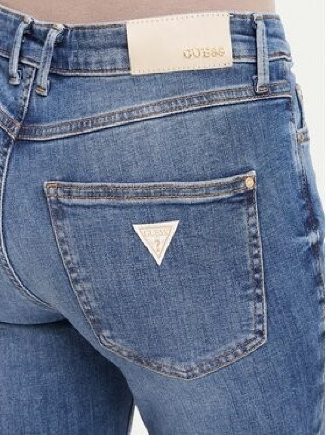 Guess Jeansy W6YA46 D1538 Niebieski Skinny Fit