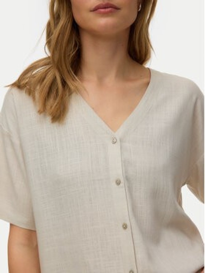Vero Moda Koszula Rosie 10346914 Beżowy jasny Loose Fit