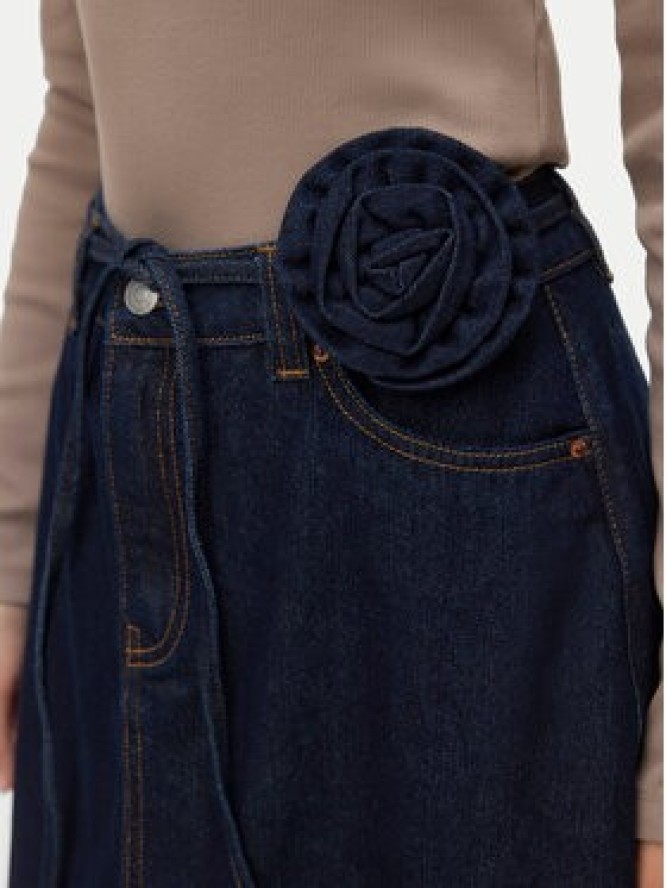Vero Moda Spódnica jeansowa Ruth 10343067 Granatowy A-Line Fit