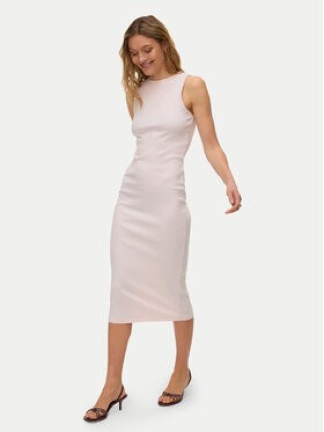 Vero Moda Sukienka letnia Lavender 10230437 Różowy Slim Fit