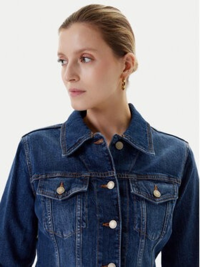 Guess Kurtka jeansowa W5YN49 D5QP4 Granatowy Regular Fit