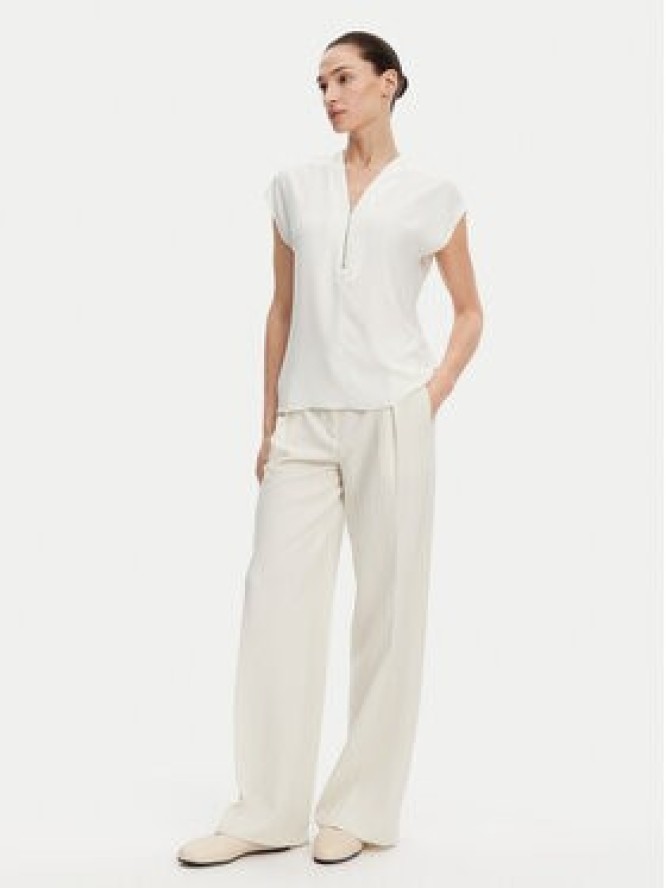 Calvin Klein Bluzka K20K208188 Biały Regular Fit