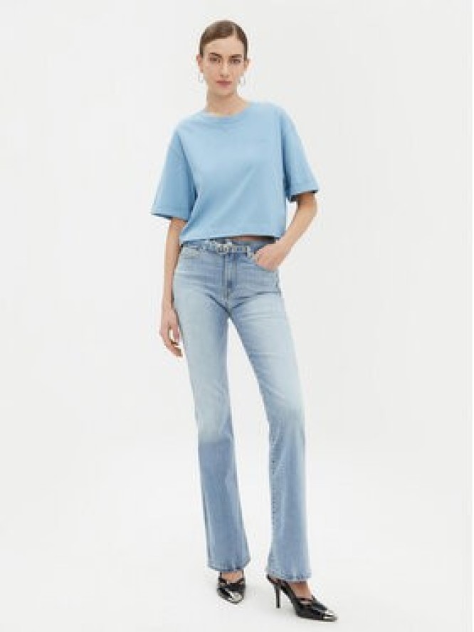 PINKO T-Shirt 104882 A2HN Niebieski Regular Fit