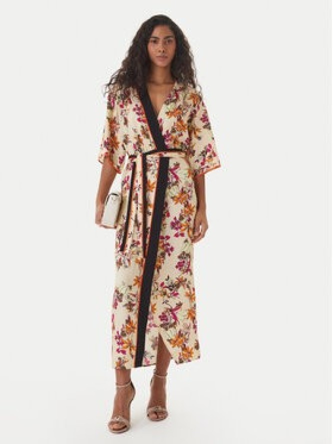 Simona Corsellini Sukienka letnia P26CPAB01901 Écru