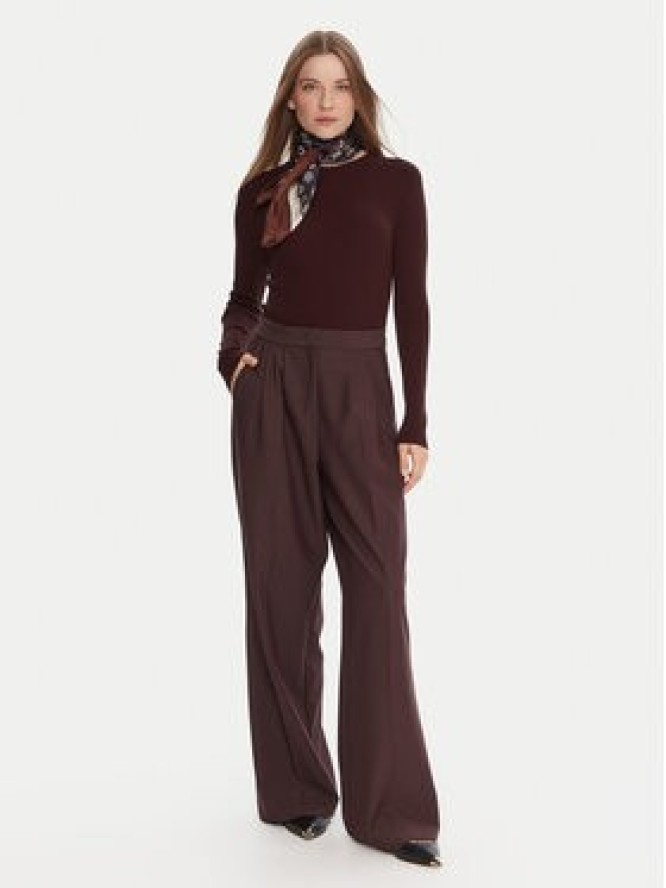 Kontatto Sweter 3M0809C Brązowy Slim Fit