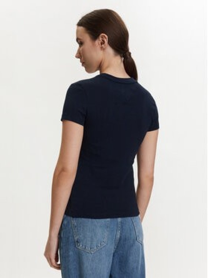 Tommy Jeans T-Shirt DW0DW22781 Granatowy Regular Fit