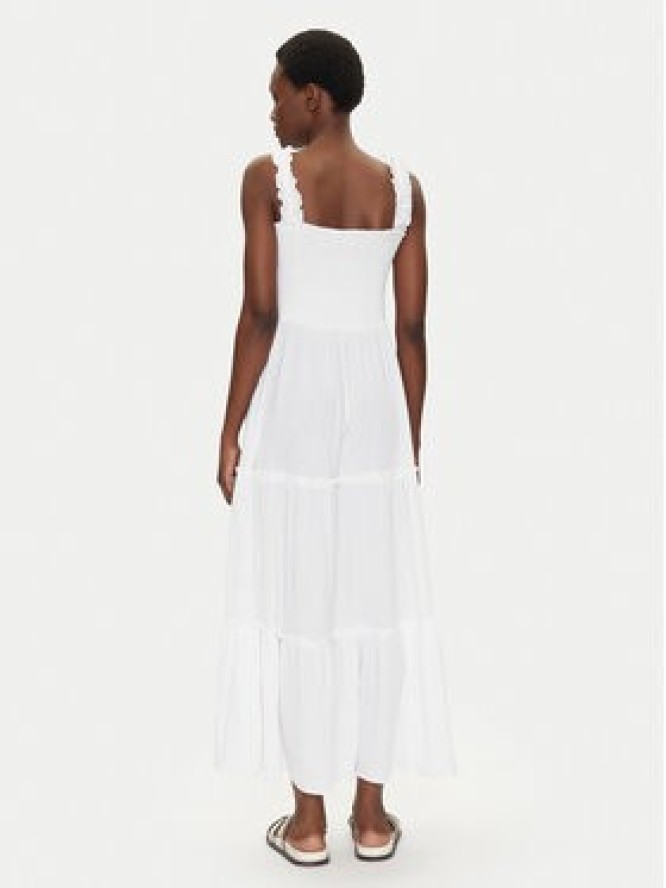 Iconique Sukienka letnia IC25-009 Biały Regular Fit