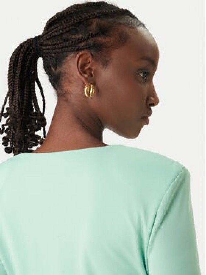 Just Cavalli Sukienka koktajlowa 80PAO957 J0253 Niebieski Slim Fit