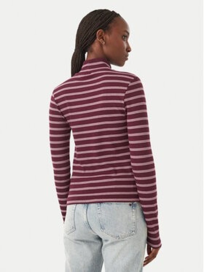 Tommy Jeans Bluzka Essential DW0DW19830 Fioletowy Slim Fit