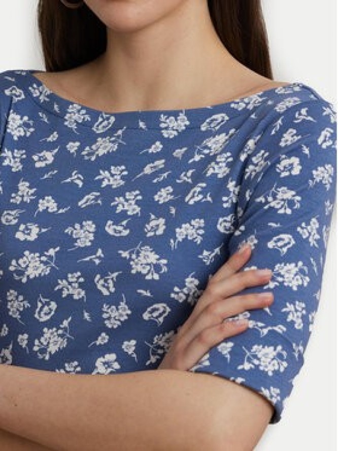 LAUREN RALPH LAUREN Sukienka codzienna 200976993001 Niebieski Regular Fit