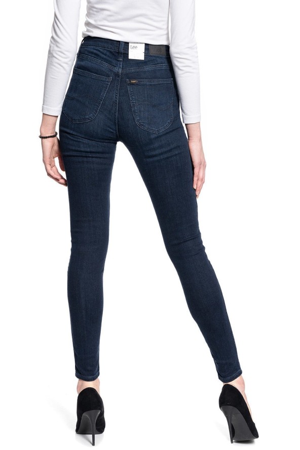 DAMSKIE SPODNIE JEANSOWE LEE Ivy DARK USK L32EKJZP 112107405