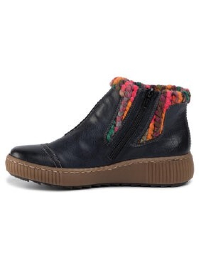 Rieker Botki Z6684-14 Granatowy