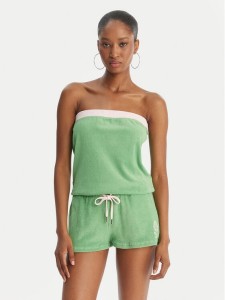 Juicy Couture Kombinezon Applique Terry JCWFP126316 Zielony Regular Fit