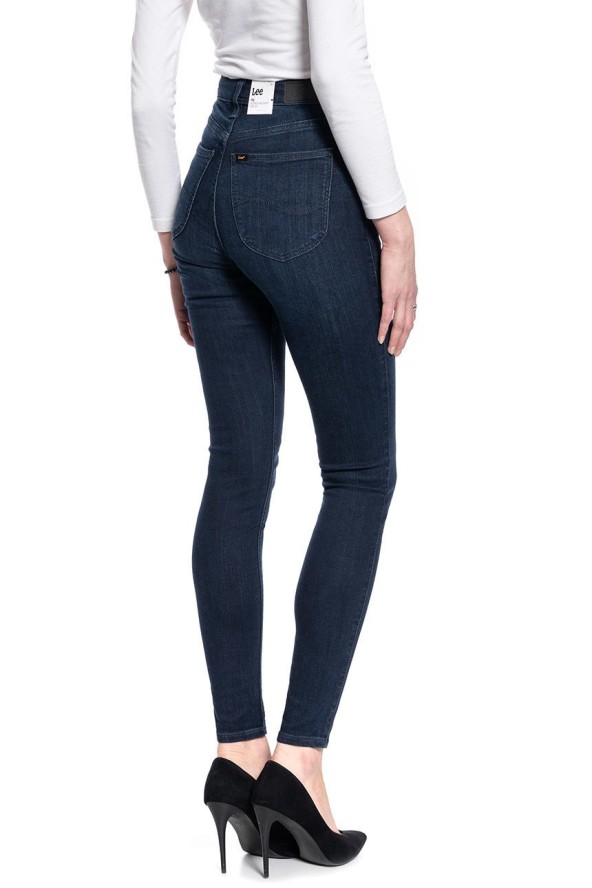 DAMSKIE SPODNIE JEANSOWE LEE Ivy DARK USK L32EKJZP 112107405