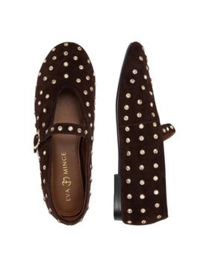 Eva Minge Baleriny EO-NALA-249060-51 Brązowy