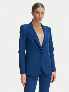 Rinascimento Marynarka CFC0127895003 Niebieski Slim Fit