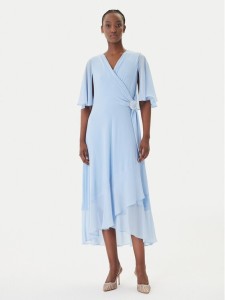 Joseph Ribkoff Sukienka koktajlowa 261714 Błękitny Regular Fit