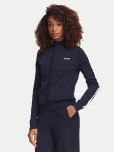 Guess Kardigan V6GR12 Z0752 Granatowy Regular Fit