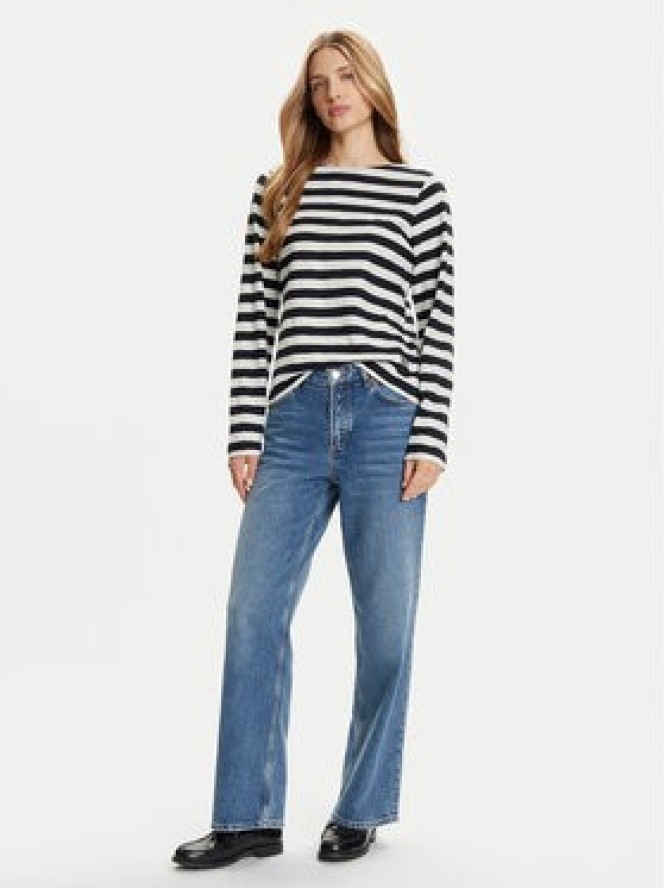 Marc O'Polo Bluzka 508 3014 52145 Granatowy Relaxed Fit