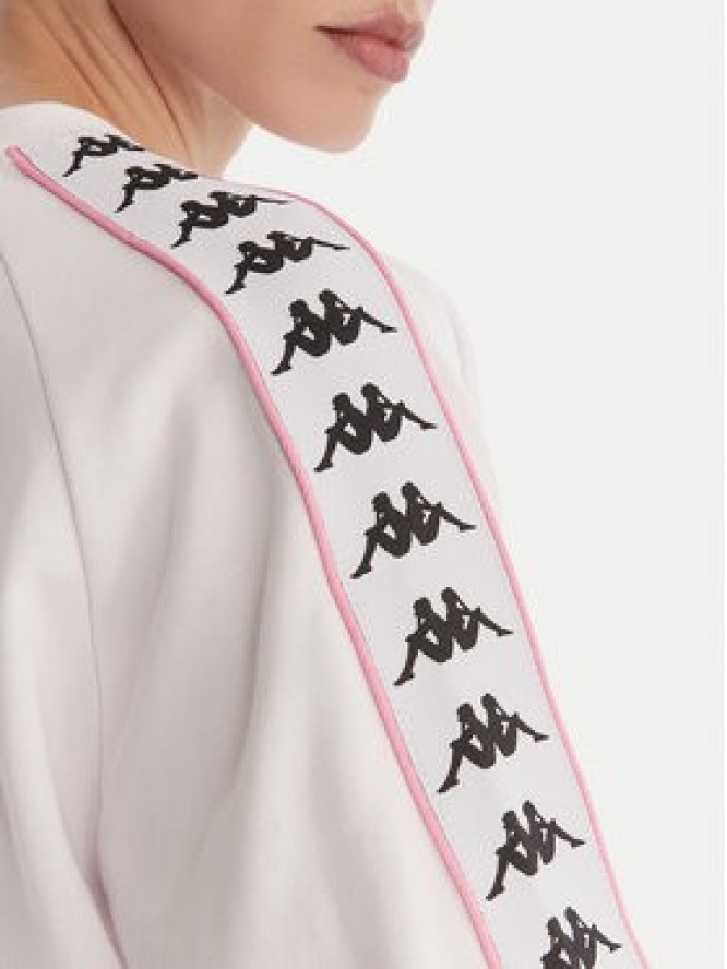 Kappa Bluza Banda Marbella 351S2HW Biały Oversize